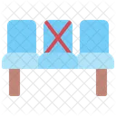 Assentos Distanciamento Distancia Ícone