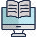 Distant Learning Ebook Elearning Icon