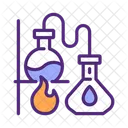 Distillation Separation Process Chemistry Icon