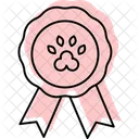 Distintivo amigo dos animais  Ícone
