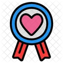 Distintivo de amor  Ícone