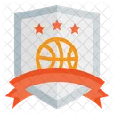 Distintivo de basquete  Ícone