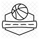 Emblema De Basquete Basquete Esporte Ícone