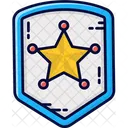 Distintivo de polícia  Ícone