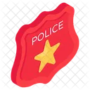 Distintivo De Xerife Distintivo De Estrela Distintivo De Policia Ícone