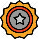 Distintivo De Xerife Aplicacao Da Lei Deputado Icon
