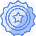 Distintivo De Xerife Aplicacao Da Lei Deputado Icon