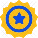 Distintivo De Xerife Aplicacao Da Lei Deputado Icon