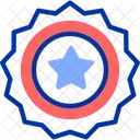 Distintivo De Xerife Aplicacao Da Lei Deputado Icon