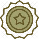 Distintivo De Xerife Aplicacao Da Lei Deputado Icon