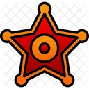 Distintivo De Xerife Distintivo Lei Icon