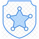 Distintivo De Policia Icon