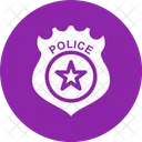 Distintivo De Policia Ícone