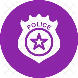 Distintivo de polícia  Ícone