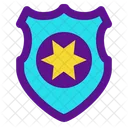 Distintivo De Policia Ícone