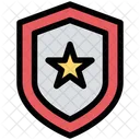 Distintivo Da Policia Policia Estrela Ícone