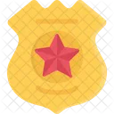 Distintivo De Policia Ícone