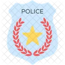 Distintivo De Policia Distintivo De Xerife Distintivo De Seguranca Ícone