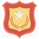 Policia Distintivo Escudo Ícone