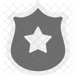 Distintivo de polícia  Ícone