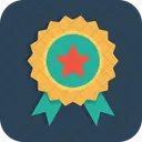 Distintivo Vencedor Medalha Ícone