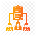 Distribución del trabajo  Icon