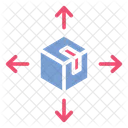 Distribución de paquetes  Icono