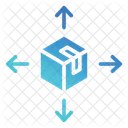 Distribución de paquetes  Icono