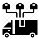 Distribuicao Economia De Mercado Transporte Ícone