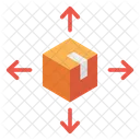 Distribuicao De Pacotes Entrega Logistica Ícone