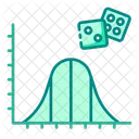 Distribuicao De Probabilidade Tabela De Dados Estatistica Ícone