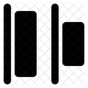 Horizontal Distribuir Esquerda Ícone