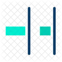 Distribuir Horizontalmente Alinhar à Direita  Ícone