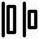 Horizontal Distribuir Esquerda Ícone