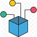 Computacion Distribuida Distribucion En La Nube Icono