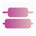 Centralizar Distribuir Vertical Icon