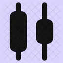 Distribute Horizontal Center Icon
