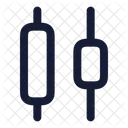 Distribute Horizontal Center Icon