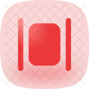 Distribute Horizontal Icon