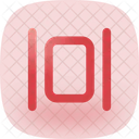 Distribute Horizontal Icon