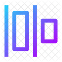 Distribute Horizontal Left Icon