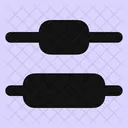Distribute Vertical Center Icon