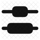 Distribute Vertical Center Icon