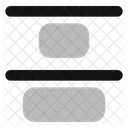 Distribute Vertical Top Icon