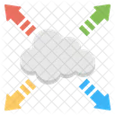 Distributed Cloud Computing Icon