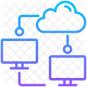 Distributed Computing Computer Cloud Icon