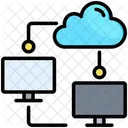 Distributed Computing Computer Cloud Icon