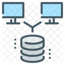 Distributed Database Database Network Icon