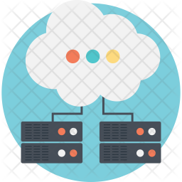 Distributed Database Icon - Download in Flat Style