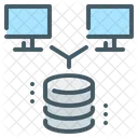 Distributed Database  Icon